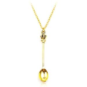 Snuff Spoon charm / Novelty Necklace